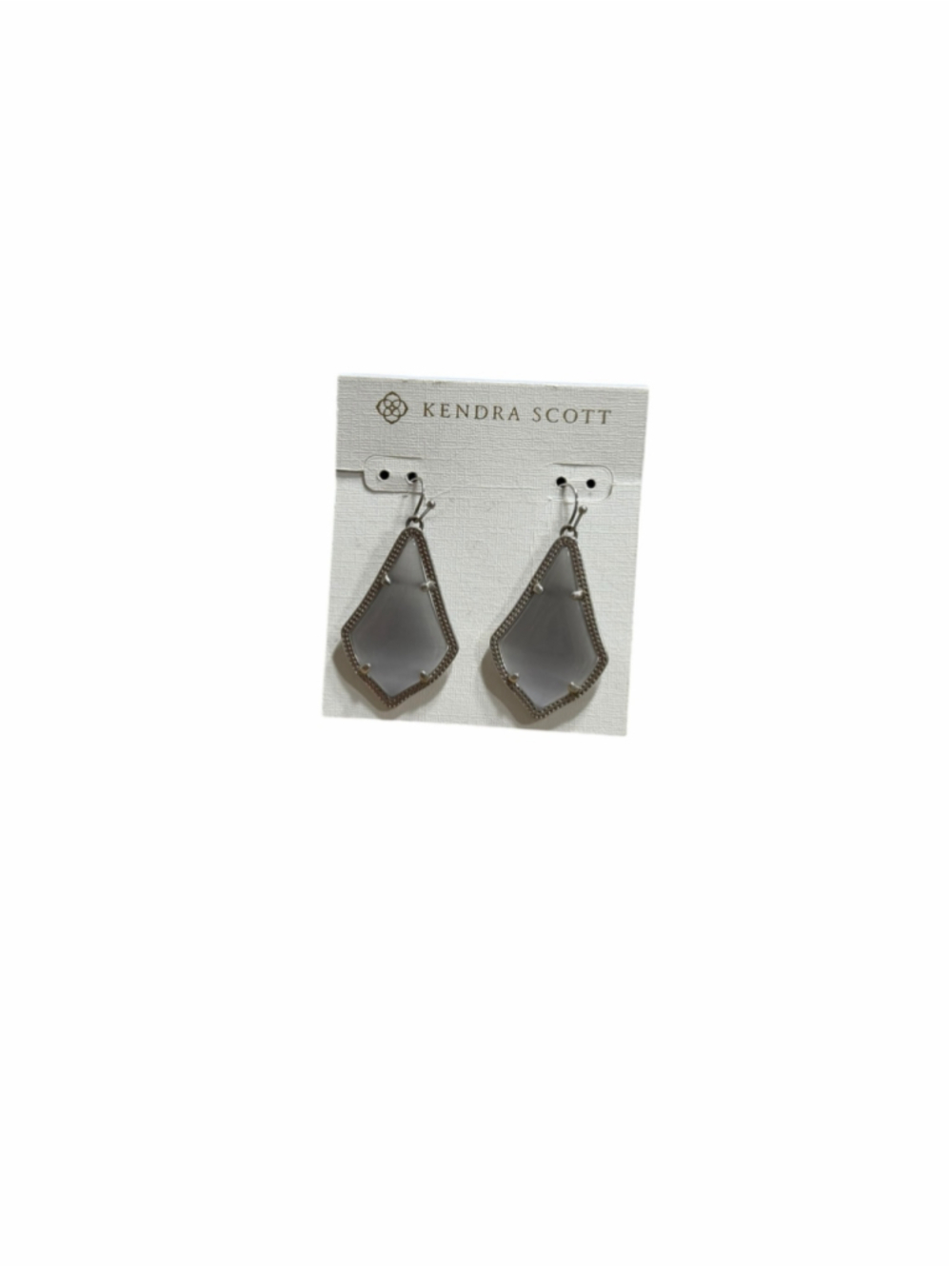 Women's Kendra Scott Drop Earrings, One Size, Grey and Silver
